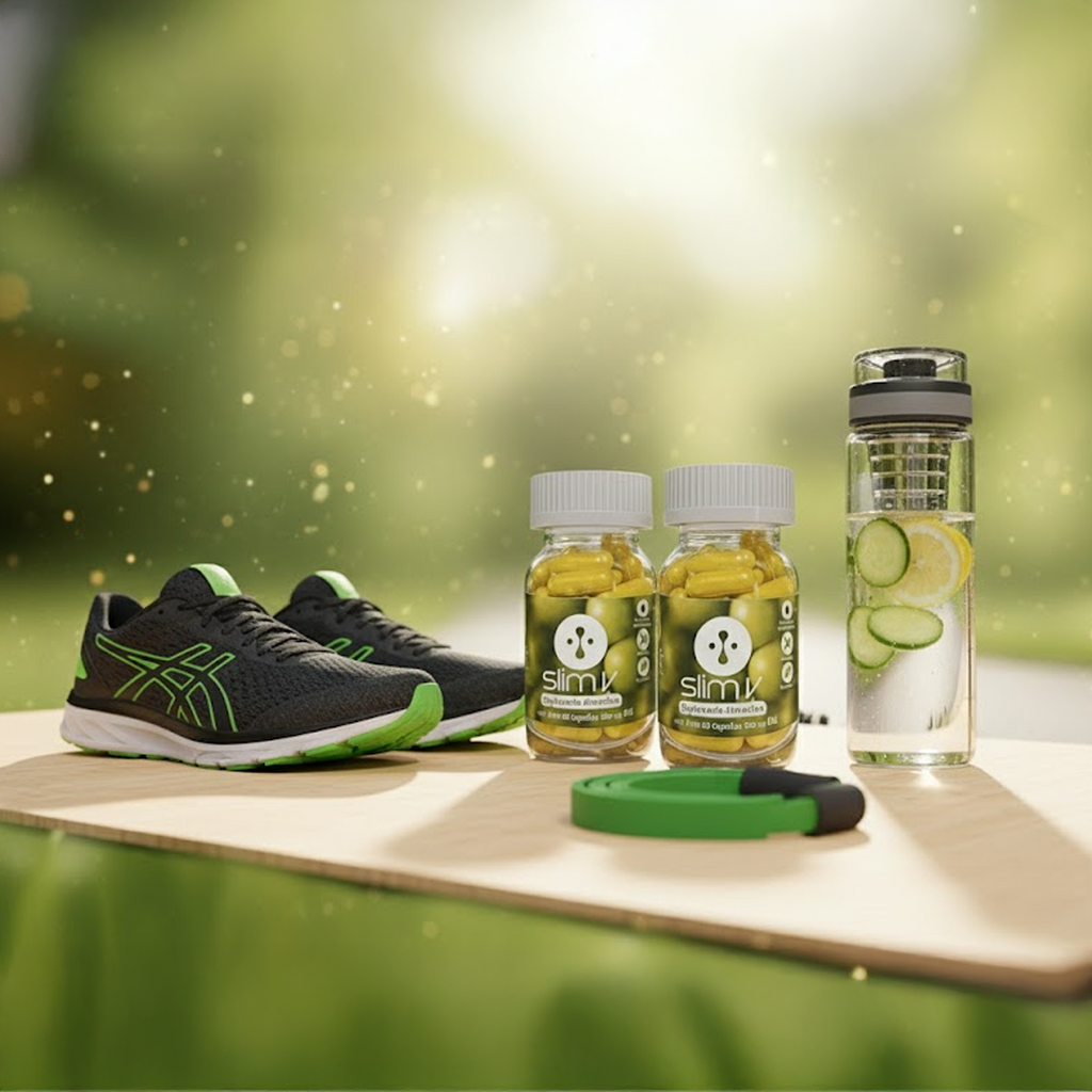 Slim-V 2x Frascos – Cápsulas de vinagre de manzana, cúrcuma y jengibre